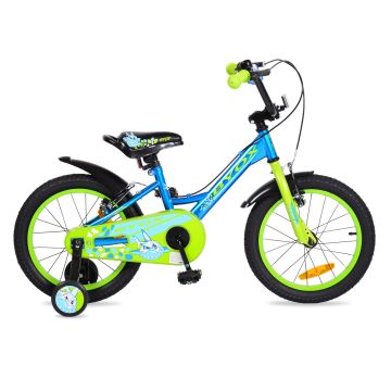 Детски велосипед BYOX със спомагателни колела 16&quot; SHARKY