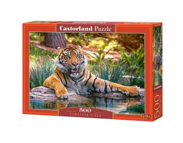Пъзел Castorland 500 части Суматрийски тигър