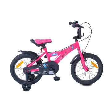 Детски велосипед Byox със спомагателни колела 16&quot; Devil ЦИКЛАМА