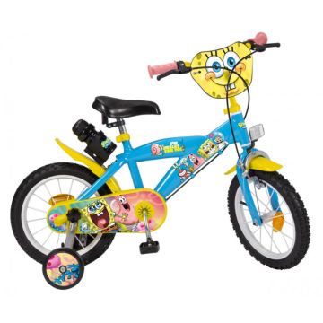 Детски велосипед с помощни колела Sponge Bob 1447 Toimsa 14&quot;