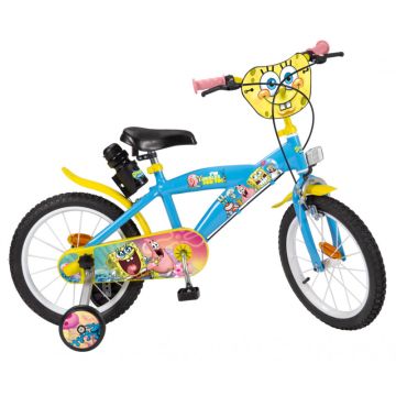 Детски велосипед с помощни колела Sponge Bob 1647 Toimsa 16&quot;