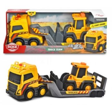 Камион с ремарке и багер Volvo Dickie Toys 203725008
