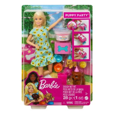 Кукла Барби Парти с кученца BARBIE PETS GXV75