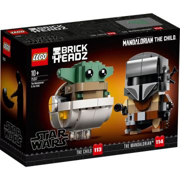 Конструктор LEGO Star Wars 75317 - Мандалорецът и детето