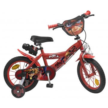 Детски велосипед с помощни колела Miraculous 1490 Toimsa 14&quot;