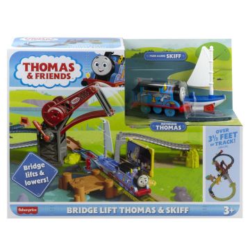 Комплект за игра &quot;Подвижен мост с Томас и Скиф&quot; FISHER PRICE Thomas &amp; Friends™ HGX65