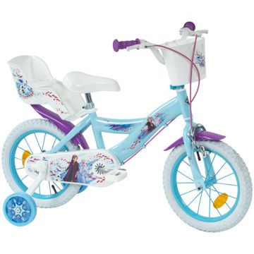 Детски велосипед с помощни колела Frozen II Huffy 14&quot;