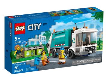 Конструктор LEGO City Great Vehicles 60386 - Камион за рециклиране