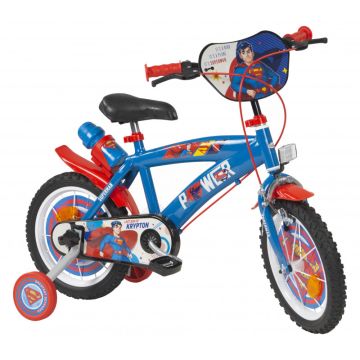 Детски велосипед с помощни колела Superman 14912 Toimsa 14&quot;