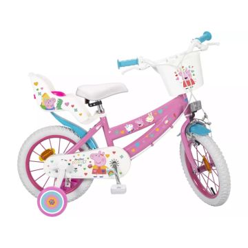 Детски велосипед с помощни колела Peppa Pig 1495 Toimsa 14&quot;