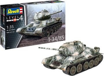 Сглобяем модел Revell Съветски танк T-34/85