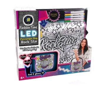 Чанта за оцветяване с LED светлина Rock Star