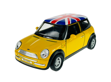 Металeн автомобил Mini Cooper Hatch UK 1:34 Welly 
