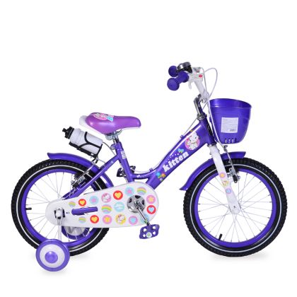 Детски велосипед със спомагателни колела Byox 16" 1680 лилав