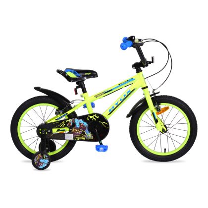 Детски велосипед BYOX със спомагателни колела 16" MONSTER
