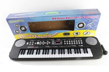 Детски електронен синтезатор/йоника с микрофон Canto