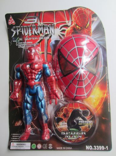 Комплект маска и фигурка Spiderman