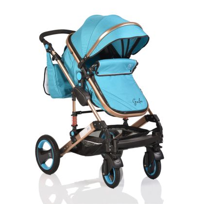 Комбинирана бебешка количка Gala Тюркоаз
