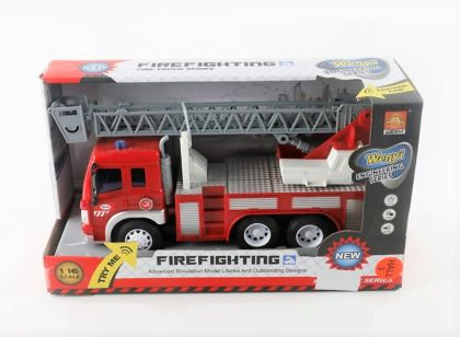 Камион пожарна със стълба и звук