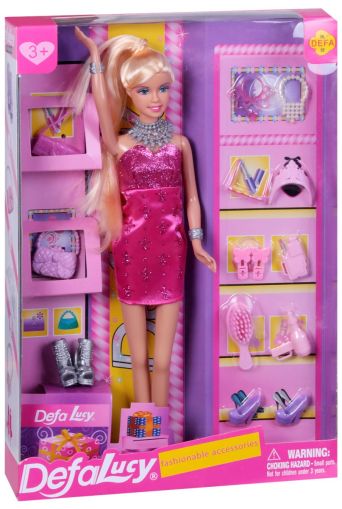 Кукла Defa Lucy с аксесоари -  розова