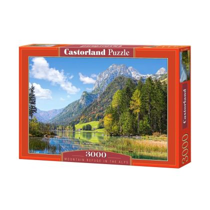 Castorland Пъзел Планински резерват в Алпите 3000 части