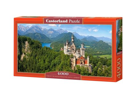 Пъзел Изглед към замъка Нойшванщайн 4000 части Castorland 400218
