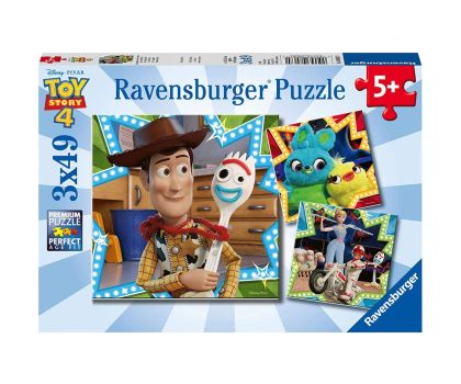 Детски пъзел Ravensburger 08067 Disney Pixar Toy Story 4 - 3х49 ел. 