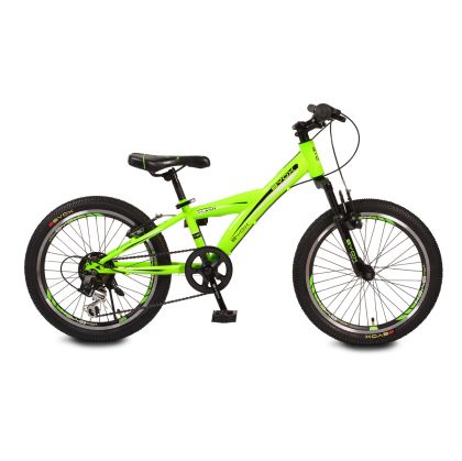 Велосипед със скорости BYOX 20“ FLASH електриково зелен