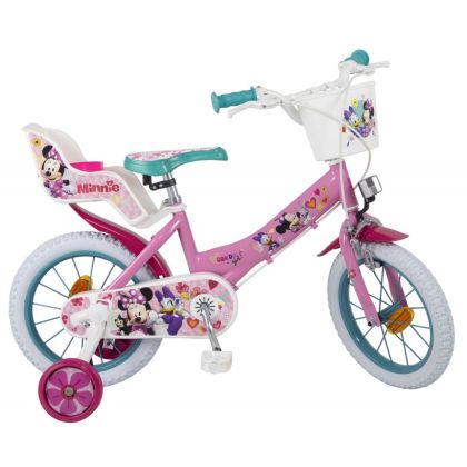 Детски велосипед с помощни колела Minnie 613 Toimsa 14"