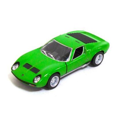 Метална количка Lamborghini Miura зелен Kinsmart 1/38