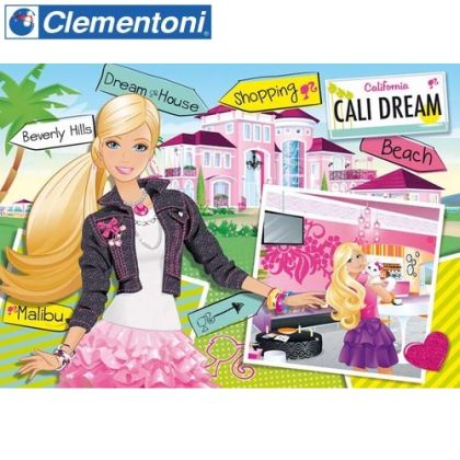 Clementoni - Пъзел 104ч. Барби Калифорнийска мечта 27876