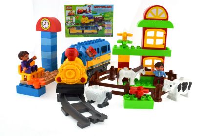 Детски музикален влак с релси с животни