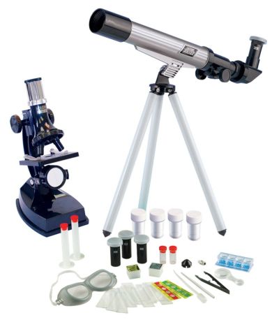 EDU TOYS Комплект астрономически телескоп и микроскоп 