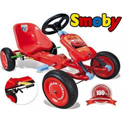 Детски картинг с педали Cars 2 - Smoby