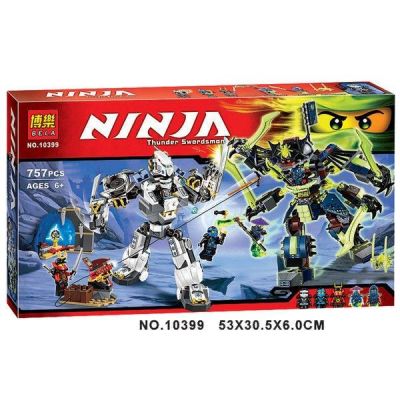 Конструктор Bela 10399 Ninja/Ninjago Битка на роботи титани