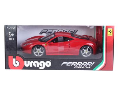 Метална кола Ferrari 458 Italia Bburago 1/24 - 26003
