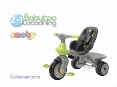 Smoby - Триколка Baby Too Cocooning Deluxe Green 414007 НАЛИЧНО