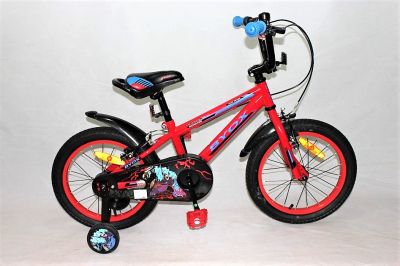 Детски велосипед със спомагателни колела 16" MONSTER