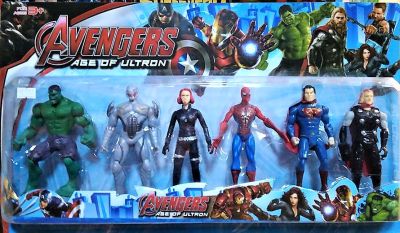 Комплект фигурки Avengers - 6 броя