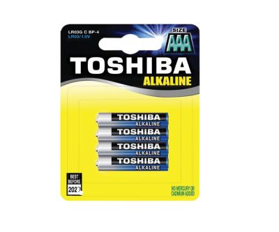 Батерии TOSHIBA Alkaline LR03 (AAA) 1.5V 4бр. Блистер