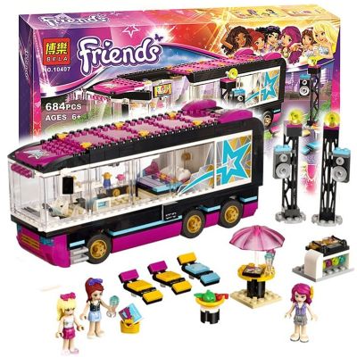 Конструктор Bela 10407 Friends Series Pop Star Tour Bus