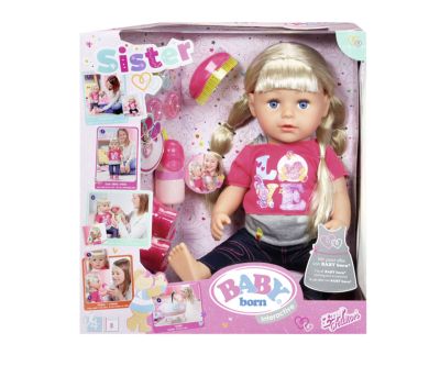 BABY Born - Кукла с дълга коса и аксесоари