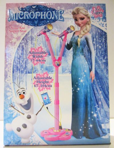 Детски микрофон със стойка караоке Frozen