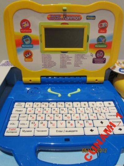 Детски Българо-Англииски лаптоп таблет с мишка и мкрофон