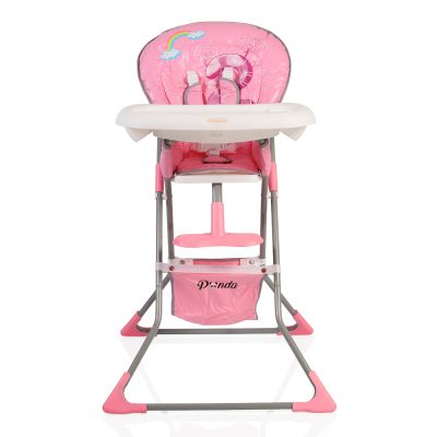 Cangaroo Детски стол за хранене Panda, розов цвят