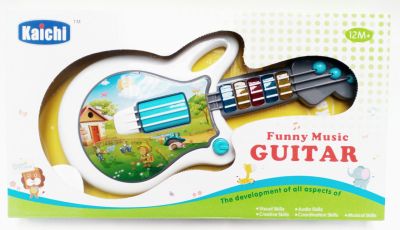 Детска музикална и светеща китара 999