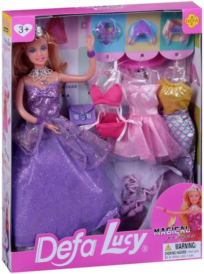 Кукла Defa Lucy Принцеса с дрехи 27см