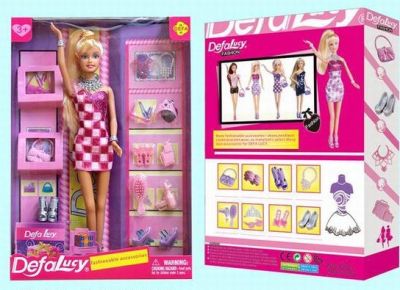 Кукла Defa Lucy с аксесоари розово каре