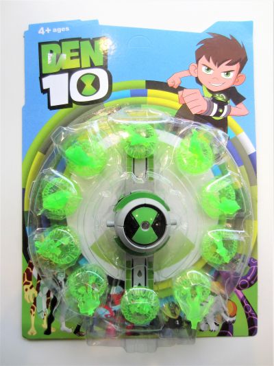 Ben 10 Omniverse часовник с фигурки Бен 10 зелен 026