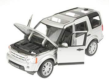 Welly Метална количка Land Rover Discovery сребрист 1:24